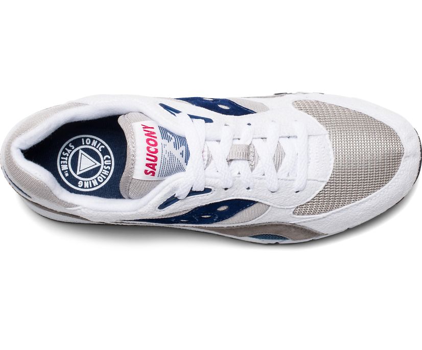 Saucony Shadow 6000 Women's Originals White / Grey / Navy | Canada 071LISH